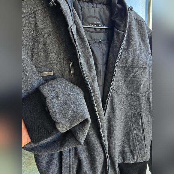 Sean John Charcoal Bomber Jacket - Picture 5 of 16